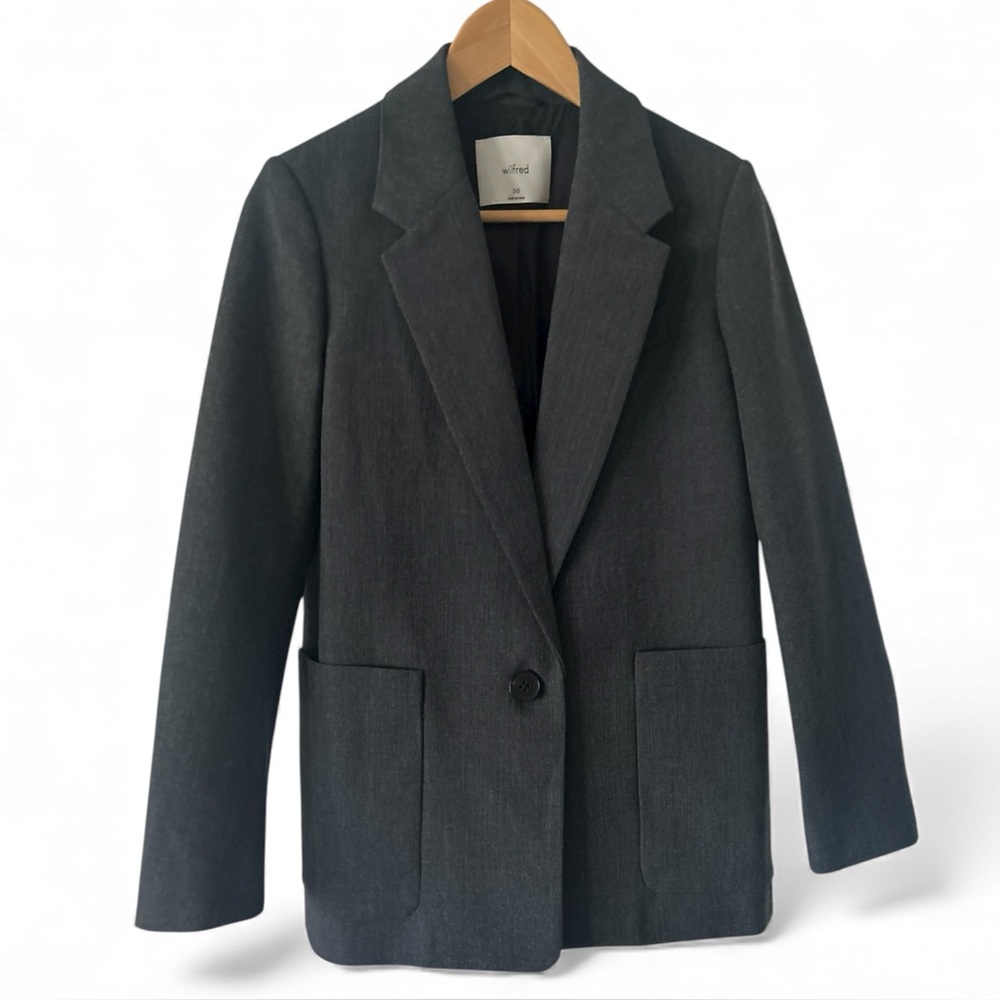 Aritzia Wilfred Content Blazer Suit Jacket Top Relaxed Fit (fits S)